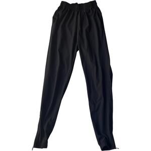 Russell Athletic Track Pants Black Ankle-Zip Wind Joggers Small 28–30 Athleisure